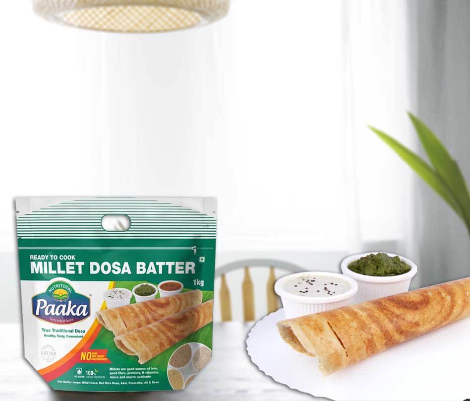 Paaka Millet Dosa Batter by Nutritotal